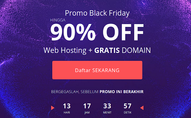 Hosting Murah November 2018 Spesial Promo BlackFriday